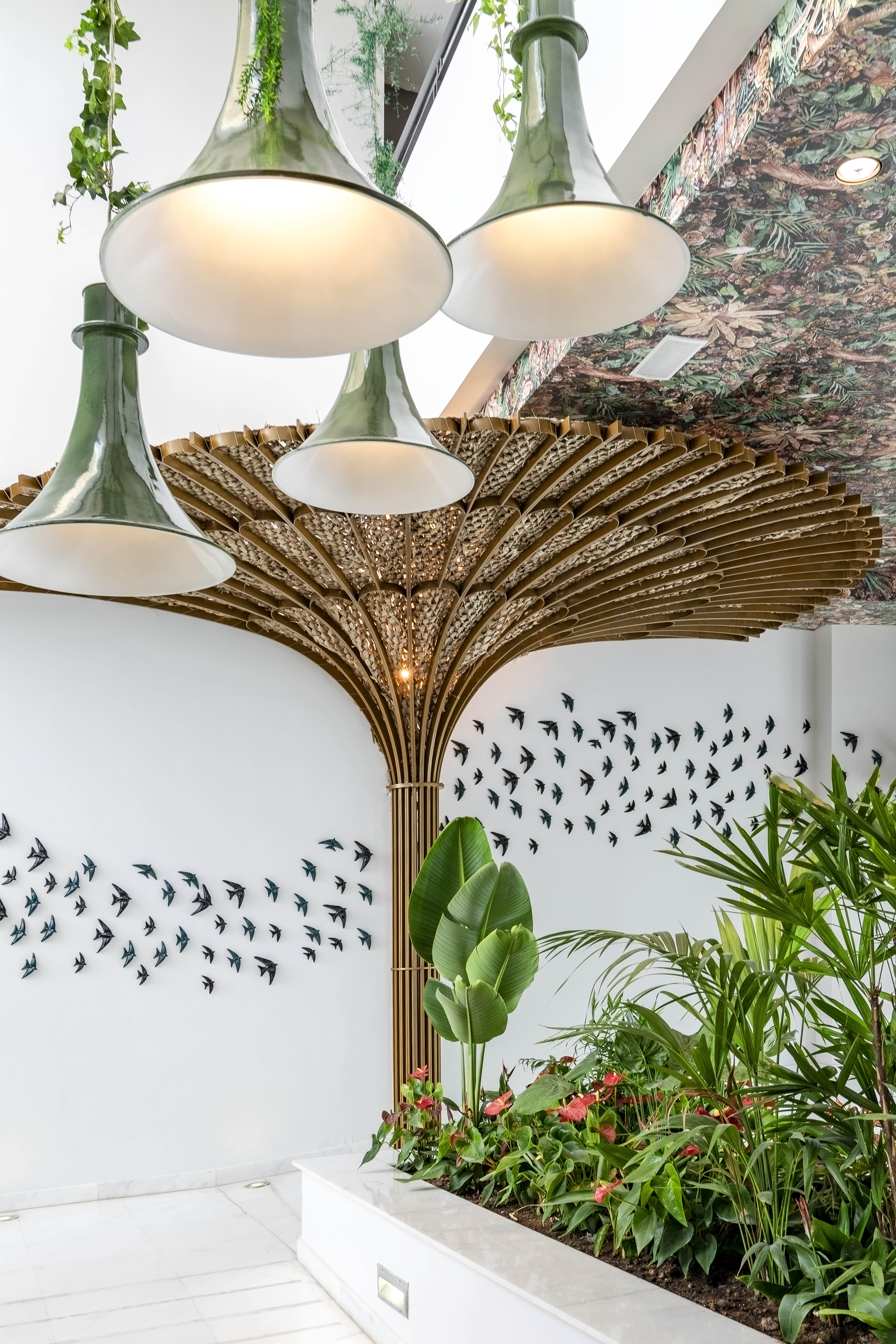 Vincci Seleccion Posada Del Patio Malaga Ngoại thất bức ảnh Detail of the ceiling